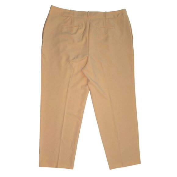 Liz Claiborne Womens Beige Dress Pants Flat Front Polyester Blend - Picture 7 of 9